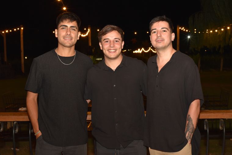 Fernando Medina, Martín García y Agustín Romero. Fernando Medina, Martín García y Agustín Romero.