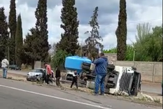 Los rodados que intervinieron al costado de la ruta Foto: Captura de video