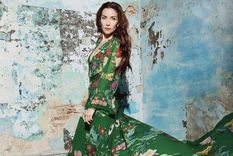 Las flores también son claves en el look de Natalia Oreiro. Foto: Instagram.