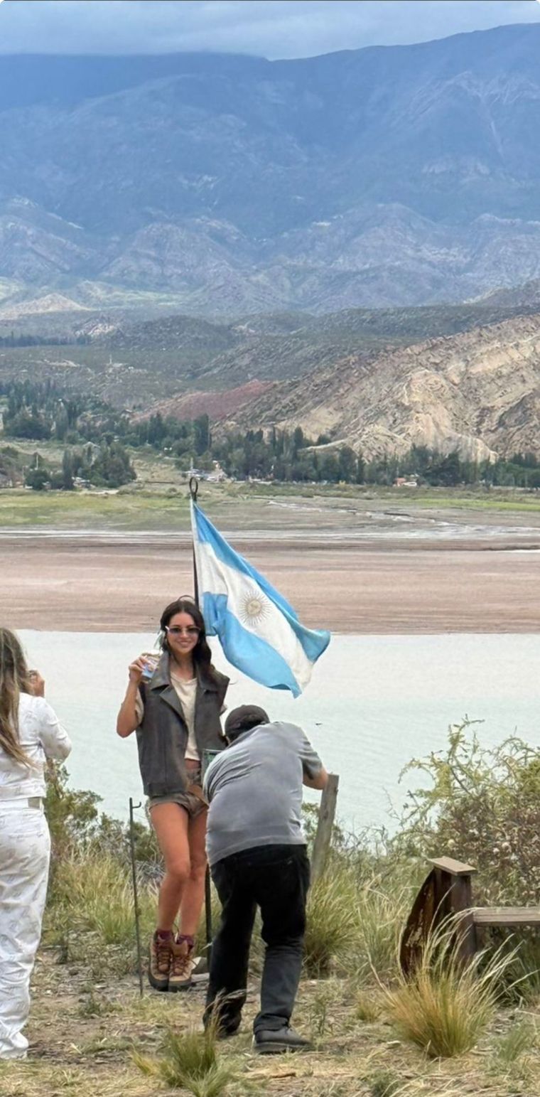 Zaira Nara estuvo en Mendoza.