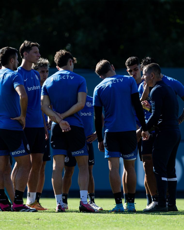 ROmagnoli planificó entrenamientos a doble turno. Foto: San Lorenzo