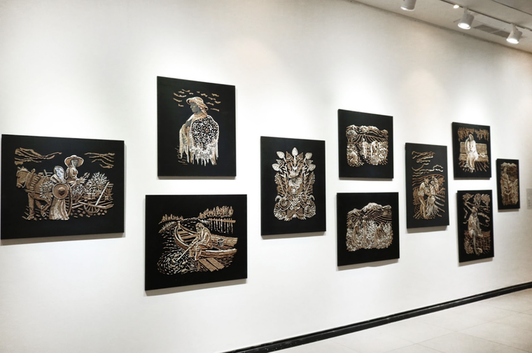 La muestra de Scarso en el Museo Municipal de Arte Moderno de la Ciudad de Mendoza. La muestra de Scarso en el Museo Municipal de Arte Moderno de la Ciudad de Mendoza.