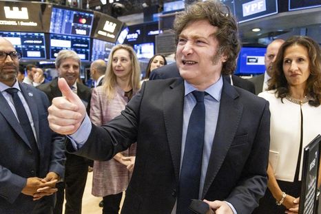 La euforia por los papeles argentinos en Wall Street llevó a ganancias de hasta el 6% en algunas acciones. Foto: EFE
