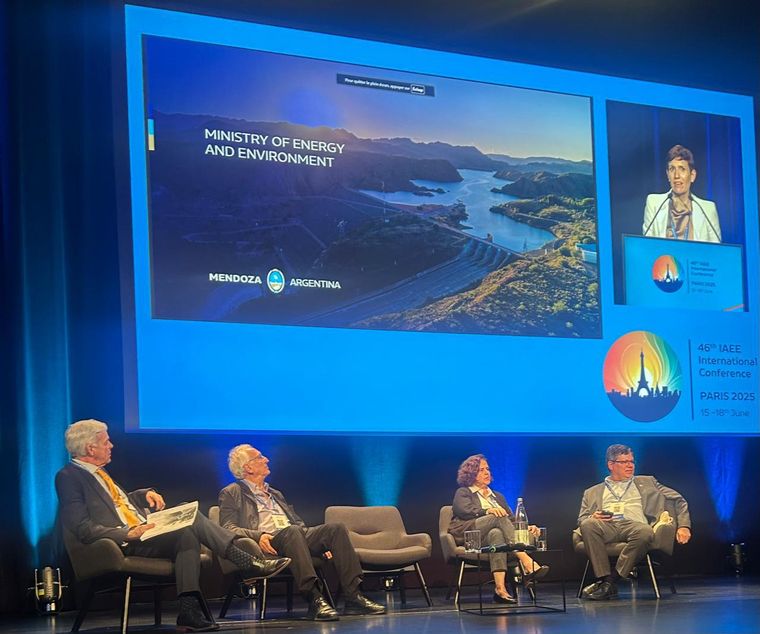 La ministra de Energía, Jimena Latorre, en una cumbre de energía en París La ministra de Energía, Jimena Latorre, en una cumbre de energía en París