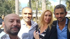 Karina Milei, los Menem y Diego Spagnuolo Karina Milei, los Menem y Diego Spagnuolo