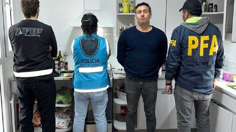 Agustín Palomeque, de 45 años, detenido este martes Foto: NA