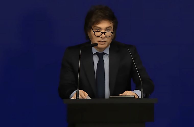 Milei, otra vez contra Cristina Foto: Noticias Argentinas