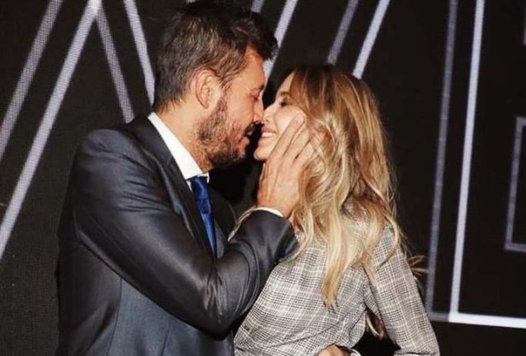 Marcelo Tinelli y Guillermina Valdés