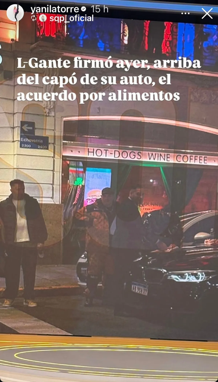Yanina Latorre compartió la foto del momento preciso en que L-Gante firmaba el esperado acuerdo con Tamara. Yanina Latorre compartió la foto del momento preciso en que L-Gante firmaba el esperado acuerdo con Tamara.