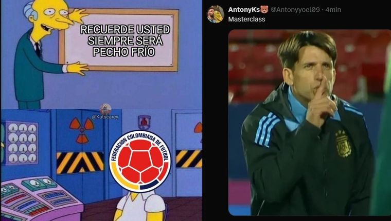 Las redes sociales estallaron con los memes y chicanas por lo que fue el partido entre la Albiceleste y los colombianos.&nbsp;
