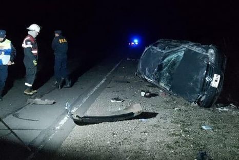 Así quedó el vehículo tras el accidente fatal