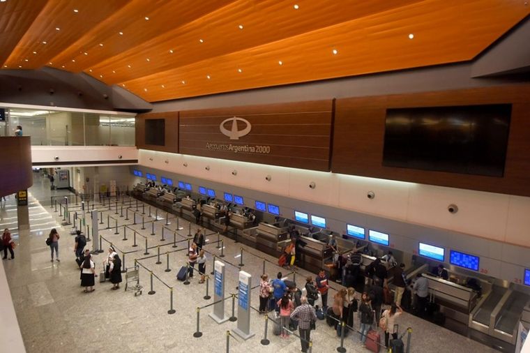 El aeropuerto de Mendoza.