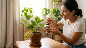 Es posible revivir una planta marchita. Fuente: IA Gemini. Es posible revivir una planta marchita. Fuente: IA Gemini.