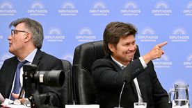 Lisandro Almirón, de La Libertad Avanza, presidió este miércoles las Comisiones de Legislación del Trabajo y Presupuesto. Lisandro Almirón, de La Libertad Avanza, presidió este miércoles las Comisiones de Legislación del Trabajo y Presupuesto.