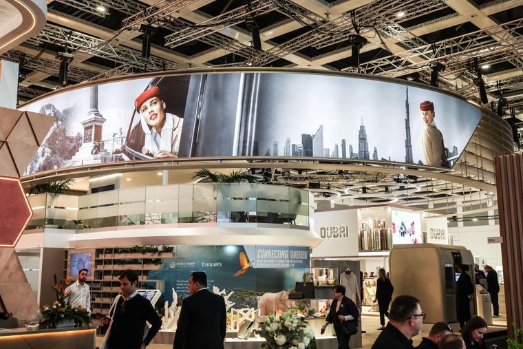 El aeropuerto de Dubai canceló vuelos y muchos argentinos quedaron varados.&nbsp;