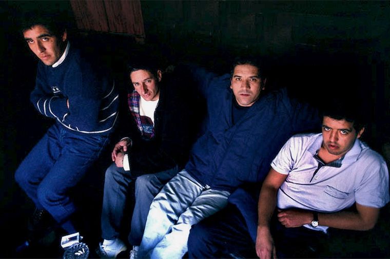 Los integrantes de la banda que asesinó a José Luis Cabezas Foto: Foto de Jorge Bosch a Los Horneros