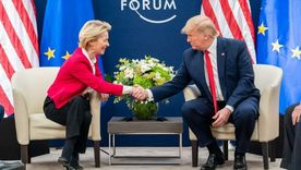 Ursula von der Leyen y Donald Trump podrían verse las caras nuevamente cuando venza el plazo de suspensión de aranceles el 9 de julio. Ursula von der Leyen y Donald Trump podrían verse las caras nuevamente cuando venza el plazo de suspensión de aranceles el 9 de julio.