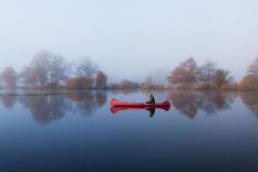 Cada año, la quinta estación del año de Estonia transforma el Parque Nacional Soomaa en un enorme terreno inundado. Foto: KARL ANDER ADAMI/VISIT ESTONIA