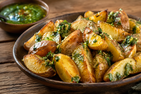 Disfrutá esta receta de papas fritas rústicas Disfrutá esta receta de papas fritas rústicas