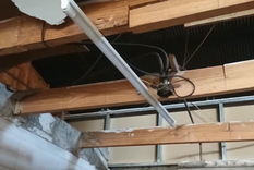 Vecinos de Las Heras reclaman por mejoras en el edificio de Desarrollo Social del departamento.