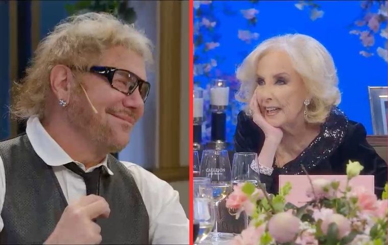 Beto Casella le sumó potencia al rating de Mirtha Legrand. Foto: Captura de video El Trece.