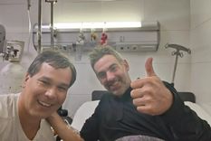 Fernando Reto Reynal en buen estado de salud junto a su compañero Samuel Solanilla.