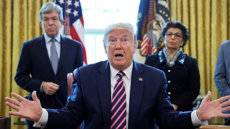 El presidente de EE.UU., Donald Trump