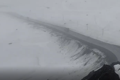 El pronóstico del SMN anticipa nevadas persistentes en Tierra del Fuego durante este domingo.