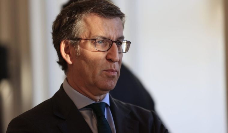 Alberto Núñez Feijóo, líder del PP de España Foto: Efe.
