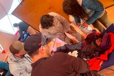 Así atendieron al andinista japonés que se cayó en el Aconcagua.