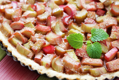 La elegancia del ruibarbo: tarta que deslumbra en cualquier ocasión Foto: Shutterstock