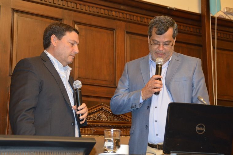 Parisi (a la izquierda) es uno de los involucrados en la causa.