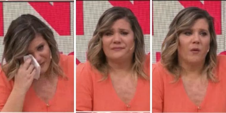 Dominique Metzger se quebró al anunciar la muerte de César Mascetti