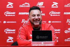 El entrenador habló en conferencia. Foto: Toluca El entrenador habló en conferencia. Foto: Toluca