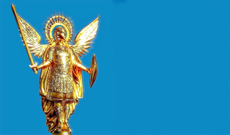 Angel Protege con su luz celestial. Foto: Fuente: Shutterstock