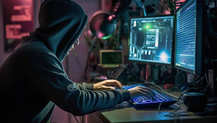 El ransomware es el método por el cual los ciberdelincuentes secuetran datos Foto: Imagen generada con Midjourney