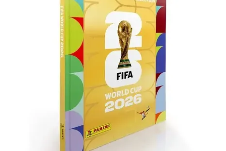 Panini lanzó el álbum dorado del Mundial 2026. Foto: Panini Panini lanzó el álbum dorado del Mundial 2026. Foto: Panini