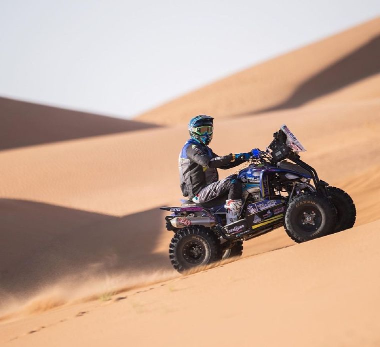 Francisco Moreno en acción. Foto: Instagram