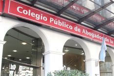 Imagen del Colegio Público de la Abogacía de la Capital Federal Foto: Archivo