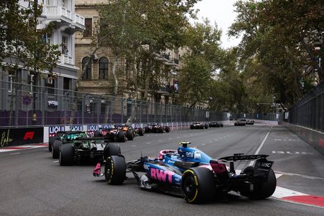 Franco Colapinto tuvo una difícil carrera en el Gran Premio de Azerbaiyán y terminó en el puesto 19°. Foto: @Alpine Franco Colapinto tuvo una difícil carrera en el Gran Premio de Azerbaiyán y terminó en el puesto 19°. Foto: @Alpine