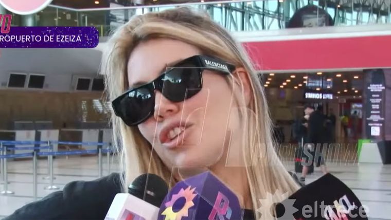 Wanda Nara habló con la prensa este jueves por la mañana. Wanda Nara habló con la prensa este jueves por la mañana.
