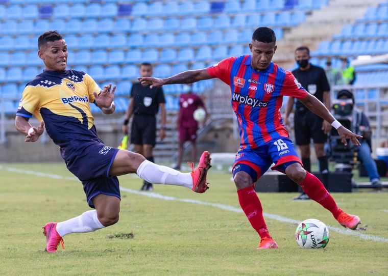El Blaugrana consiguió un polémico asenso en Colombia. Foto: Twitter @UnionMagdalena