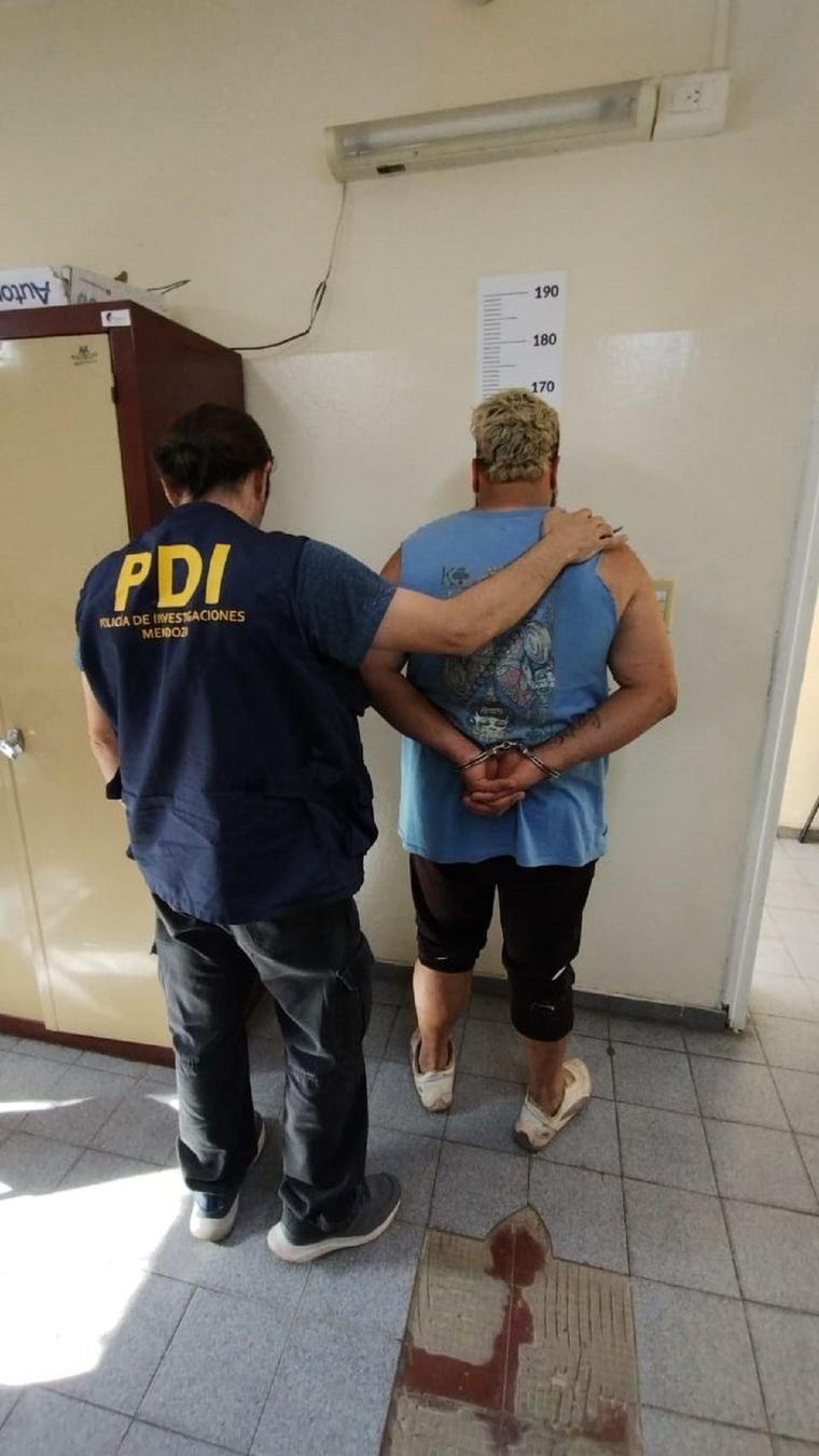 Detención del único acusado de matar a Diego Céspedes Ortiz. Foto: Ministerio de Seguridad.