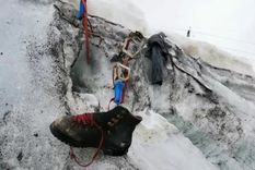 Los restos se hallaron en el glaciar de Theodul Foto: Policía de Suiza