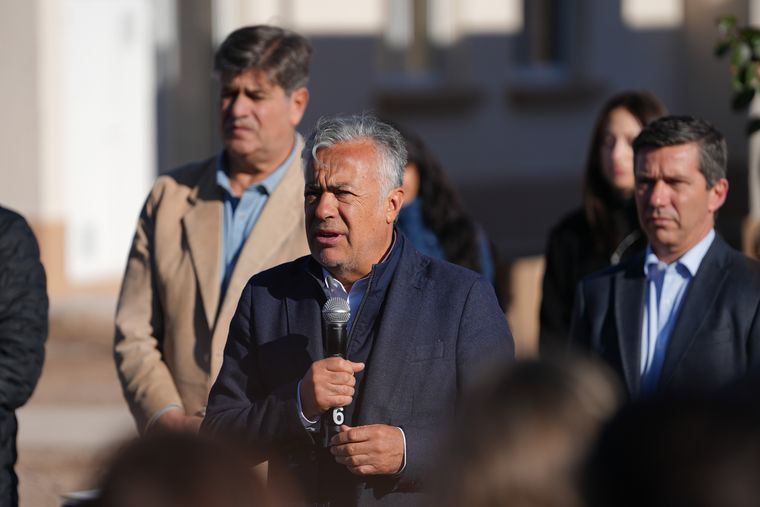 El gobernador Alfredo Cornejo.