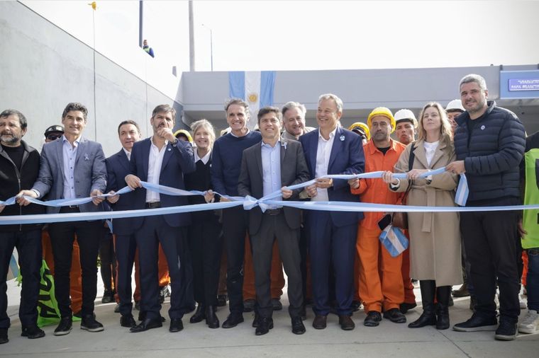 Axel Kicillof reactiva la obra pública a contramano de la prédica libertaria. Foto: Cuenta de X @Kicillofok