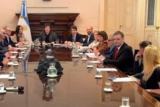 Javier Milei aclaró cuál fue la participación del embajador de Israel en la reunión de Gabinete Foto: Oficina del Presidente