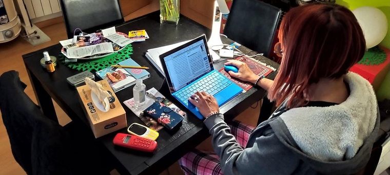 Teletrabajo (foto ilustrativa).