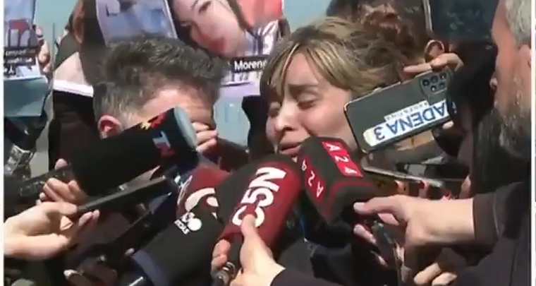 Las madre de una de las víctimas del triple crimen apuntó contra Kiciloff.