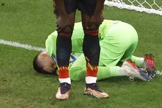 Lukaku erró muchas chances casi debajo del arco que pudieron ser el gol de la clasificación para Bélgica Foto: EFE